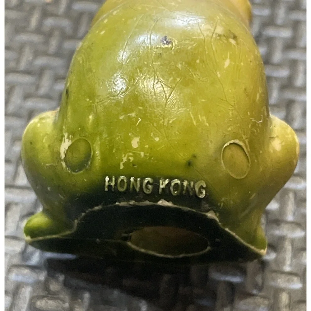 Vintage 70's Frog Toad Set Figurine 1.5